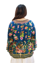 Load image into Gallery viewer, Blouse with Tie Detail | Indigo