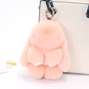 Large Rabbit | Fur Doll Keychain