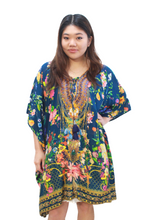 Load image into Gallery viewer, Medium Kaftan with Tie Detail | Indigo