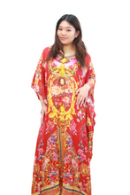 Load image into Gallery viewer, Long Silk Kaftan | Oriental