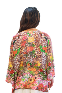 Blouse with Tie Detail | Cheetah