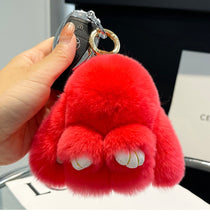 Load image into Gallery viewer, Mini Rabbit | Fur Doll Keychain
