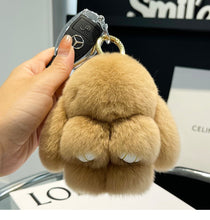 Load image into Gallery viewer, Mini Rabbit | Fur Doll Keychain
