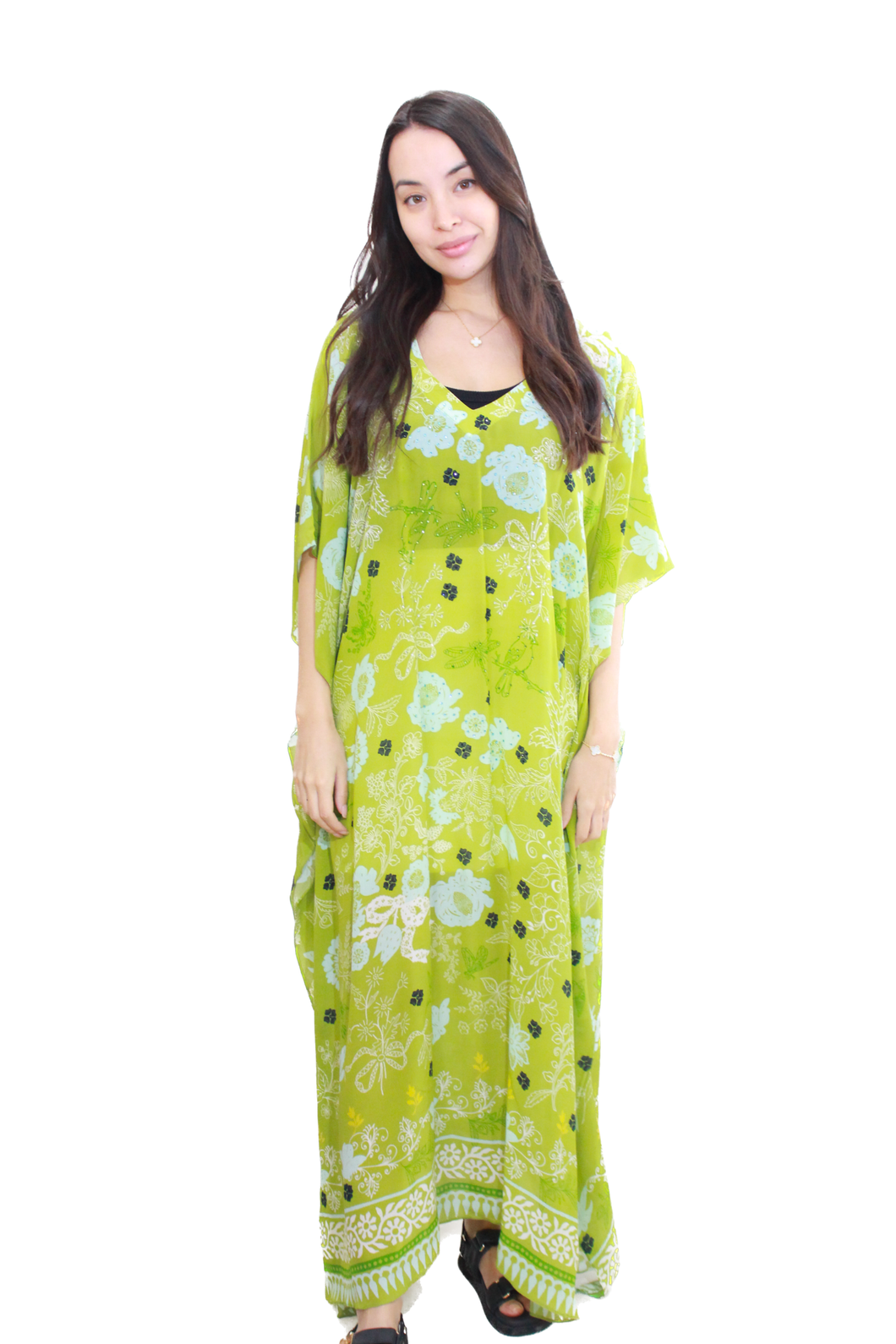 Long Silk Kaftan | Aulia