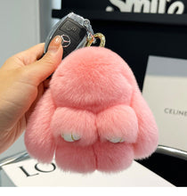 Load image into Gallery viewer, Mini Rabbit | Fur Doll Keychain
