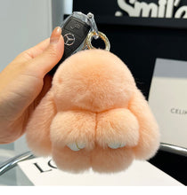 Load image into Gallery viewer, Mini Rabbit | Fur Doll Keychain
