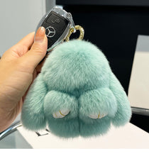 Load image into Gallery viewer, Mini Rabbit | Fur Doll Keychain
