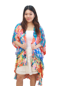 Summer Silk Cape | Peony