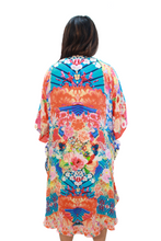 Load image into Gallery viewer, Summer Silk Cape | Peony
