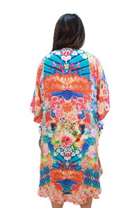 Summer Silk Cape | Peony