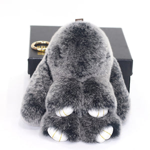 Medium Rabbit | Fur Doll Keychain