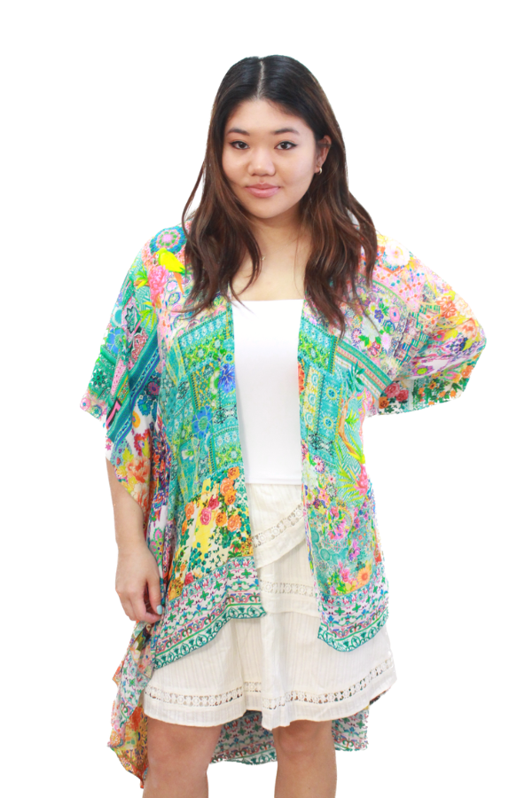 Summer Silk Cape | Geisha