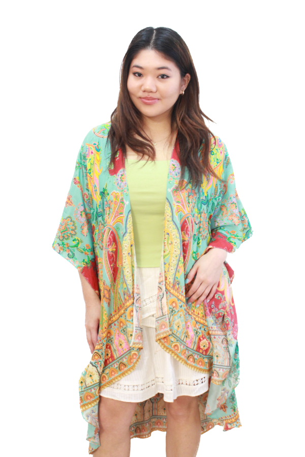 Summer Silk Cape | Persia