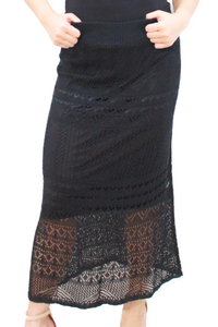 Pattern Knitted Skirt
