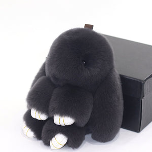 Medium Rabbit | Fur Doll Keychain