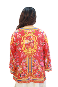 Blouse with Tie Detail | Oriental