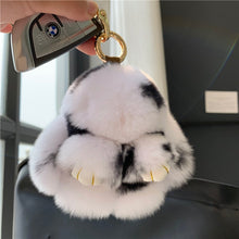 Load image into Gallery viewer, Mini Rabbit | Fur Doll Keychain
