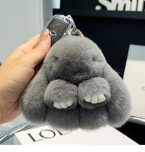 Load image into Gallery viewer, Mini Rabbit | Fur Doll Keychain
