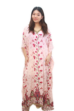 Load image into Gallery viewer, Long Silk Kaftan | Magnolia
