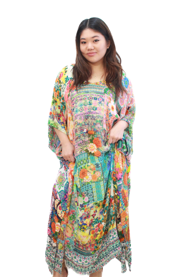 Long Silk Kaftan | Geisha