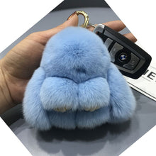 Load image into Gallery viewer, Mini Rabbit | Fur Doll Keychain
