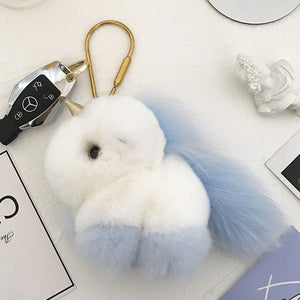 Unicorn | Fur Doll Keychain