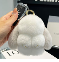 Load image into Gallery viewer, Mini Rabbit | Fur Doll Keychain
