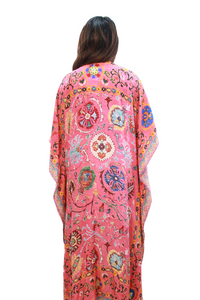 Long Silk Kaftan | Athena