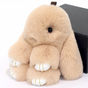 Medium Rabbit | Fur Doll Keychain