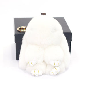 Medium Rabbit | Fur Doll Keychain