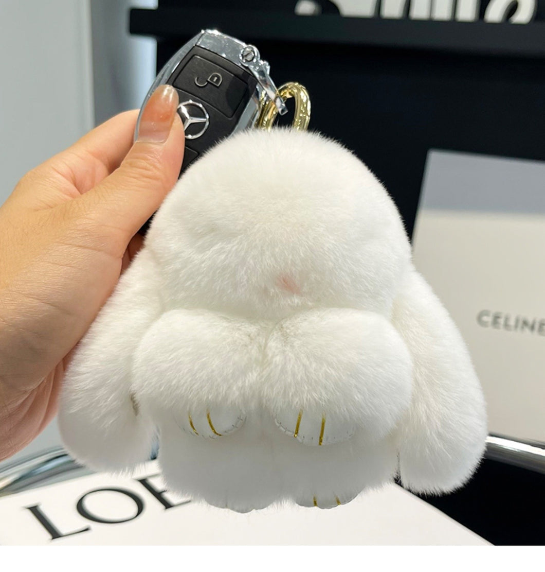 Mini Rabbit | Fur Doll Keychain