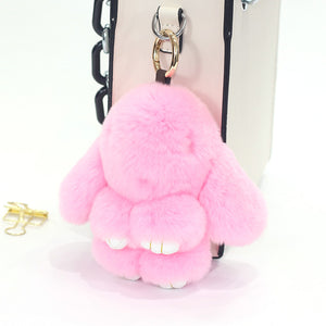 Medium Rabbit | Fur Doll Keychain