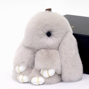 Medium Rabbit | Fur Doll Keychain