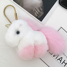 Load image into Gallery viewer, Unicorn | Fur Doll Keychain
