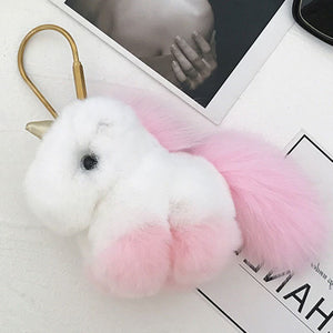 Unicorn | Fur Doll Keychain